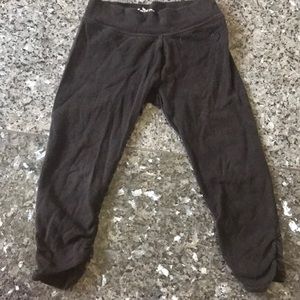 1 pair of black Justice capri pants. Size 6